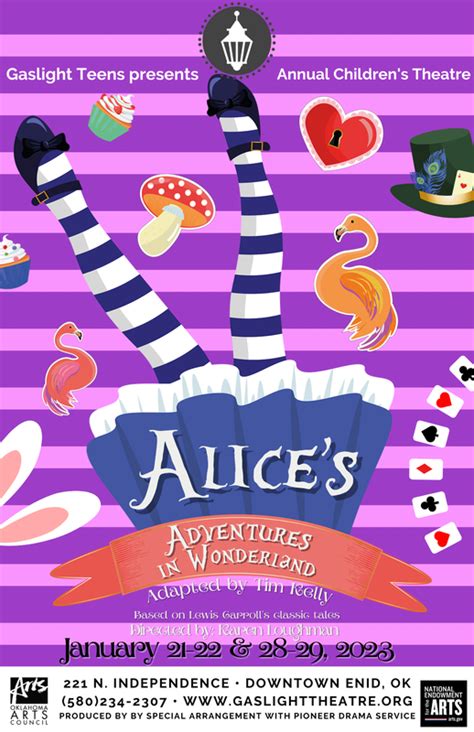 Alice In Wonderland Play Poster