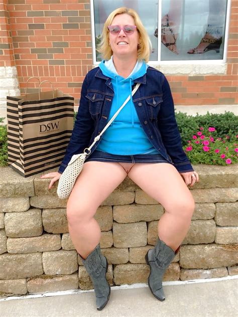 Exhibitionist And Pantie Less Up Skirts Love The Camera Porn Pictures XXX Photos Sex Images