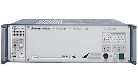 R&S®XU250A/XD230A VHF/UHF Multichannel Transceiver | Overview | Rohde ...