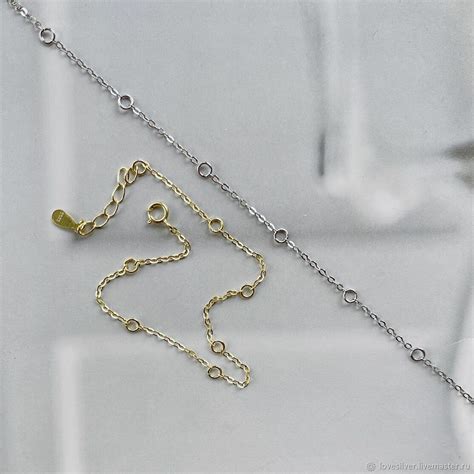 ЦЕПОЧКА Для браслета Серебро 925 пробы купить в интернет-магазине ...