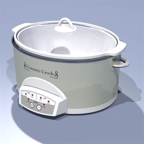 Crock Pot Model Turbosquid 1234618