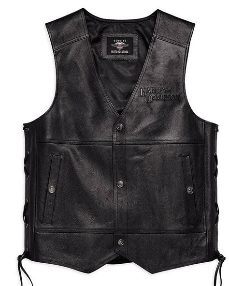 Gilet Cuir Tradition Harley Davidson La Rochelle