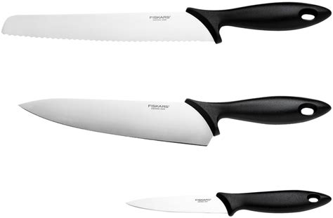 Набор ножей Fiskars Essential Starter блистер 3 шт (1023784) – фото ...