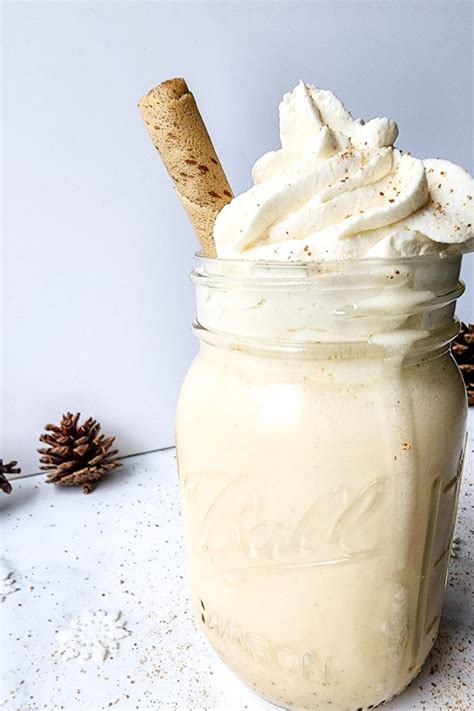 Eggnog Milkshake Mason Jar Recipe