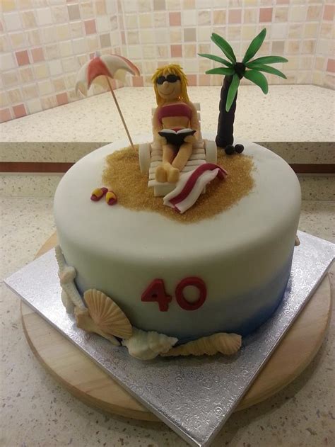 On The Beach Decorated Cake By Monacake CakesDecor