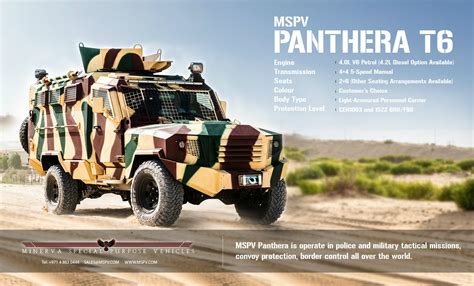 Armoured Personnel Carriers - Panthera - MSPV Panthera (India ...
