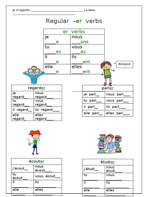 Regular Er Verbs Pdf