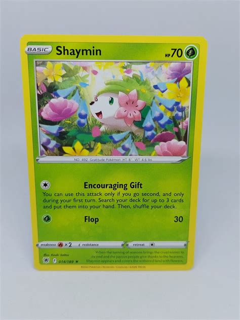 POKEMON CARD TCG SHAYMIN 014 189 NM M ASTRAL RADIANCE SWORD SHIELD EBay