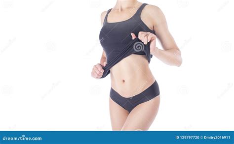 Mooi Slank Lichaam Van Vrouw In Lingerie Stock Foto Image Of Lichaam