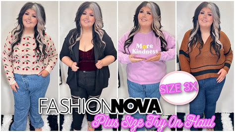 Fashion Nova Sale Try On Haul Size 3x Youtube