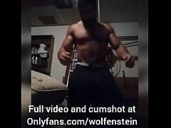 Hot Bodybuilder Flexing Nude And Jerking Off Big Dick In The Garage Xxx Mobile Porno Videos