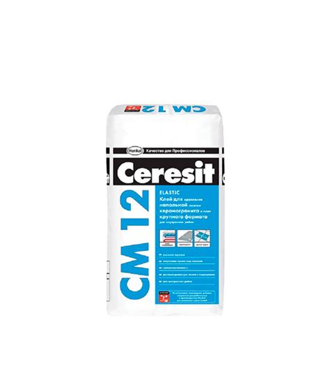 Клей для плитки Ceresit CM 12 25 кг — купить в Петровиче в Москве: цена ...