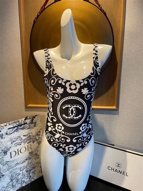 Chanel Bikini Swimwear Beachwear Women One Piece Swimsuit OSW Thissporty Let The Colors