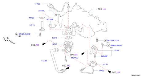 Nissan Xterra Se L V At Wd Exhaust Gas Recirculation Egr