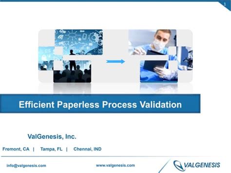 Efficient paperless process validation | PPTX