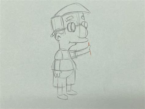 The Simpsons Original Drawing Of Milhouse Van Houten Catawiki