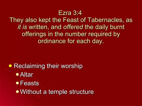 Ezra Chapter 2 & 3 | PPT | Christianity | Religion & Spirituality