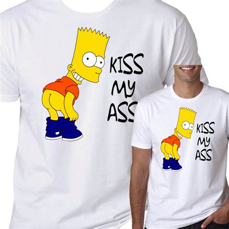 T Shirt Koszulka Simpsons Bart Kiss My Ass Xl Inna Marka Moda Sklep EMPIK