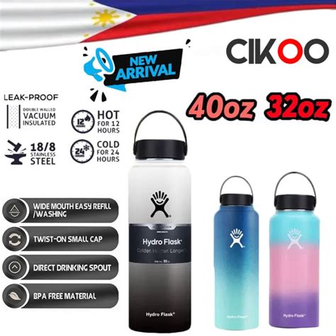 Hydro Flask Oz Oz Tumbler Stainless Steel Tumbler Wide Mouth Tumbler Bottle Hot Cold Water