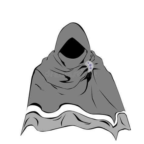 Hooded Figure Vector Stock Vector Illustration Of Dark 246223524