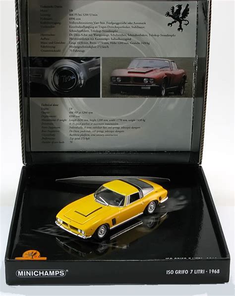 ISO GRIFO 7 LITRI 1968 1/43 Minichamps купить в СПб