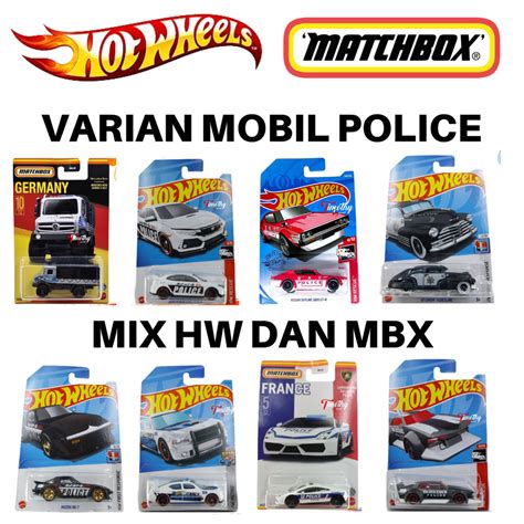 Hot Wheels MBX Variant Police Police Car Free To Choose Shopee Philippines