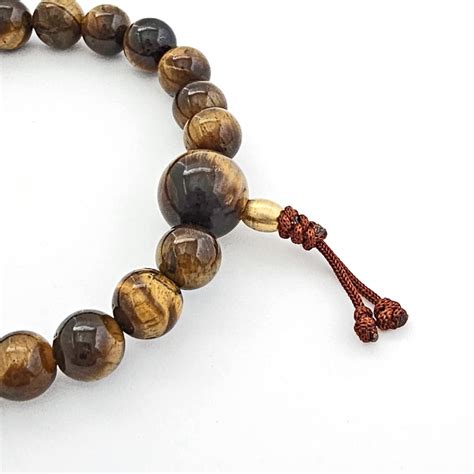 Tiger S Eye Wrist Mala NEW Still Sitting Meditation Supply