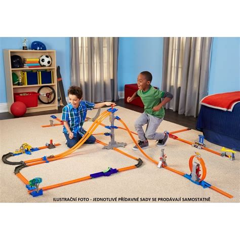 Hot Wheels Track Builder Rozšiřující set Sada zatáček Maxíkovy hračky