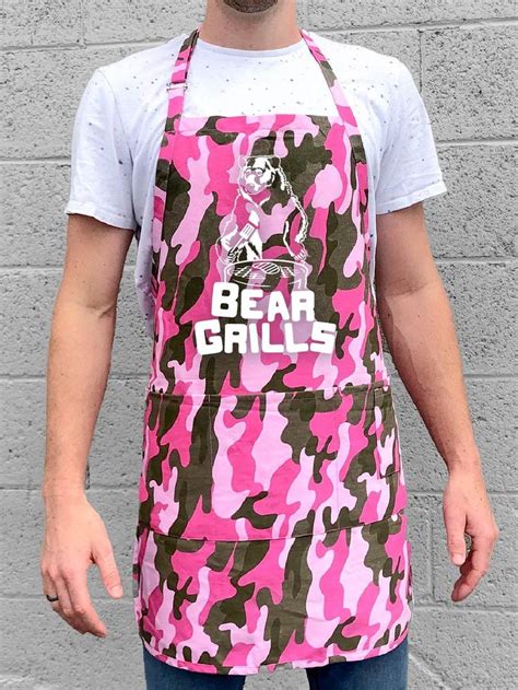 Bear Grills Apron Funny Bbq Apron 1 Size Fits All With Etsy