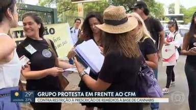 Df Grupo Protesta Em Frente Ao Cfm Contra A Restri O Prescri O