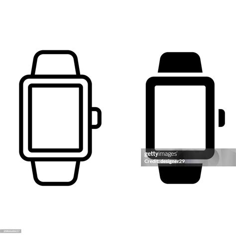 Smart Watch Icon Vector Design High Res Vector Graphic Getty Images