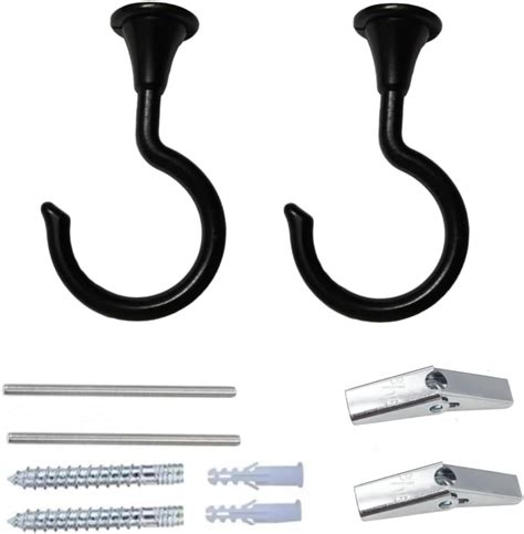 Qlxhbot Large Swag Ceiling Hooks Sets Heavy Duty Swag Hook With