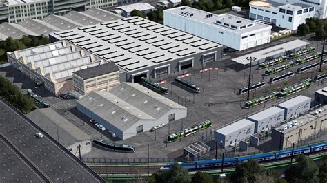 Tram Depot And Maintenance Facilities Citiesskylines