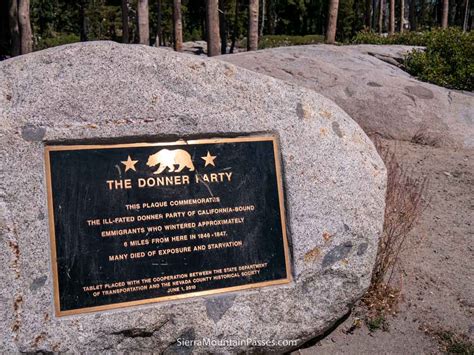 Donner Pass Or Donner Summit · Sierra Mountain Passes