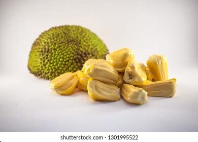 Ripe Jackfruit Isolated Jackfruit Pods On Stock Photo 1301995522 | Shutterstock