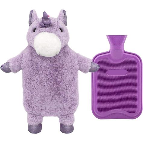 Hot Water Bottle Unicorn Shape Plush Cover China Hot Water Bottle Cover And Plush Bottle Cover