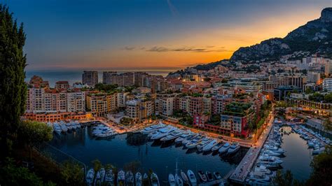 Monte Carlo Harbor House Monaco 4K HD Travel Wallpapers | HD Wallpapers