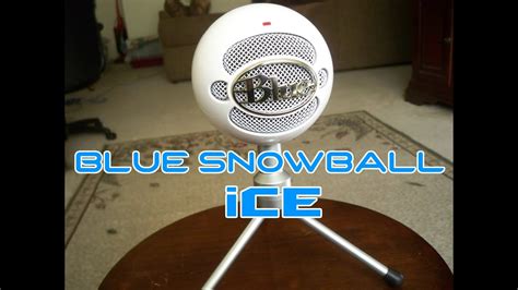 Blue Snowball Usb Mic Ice Full Review Youtube