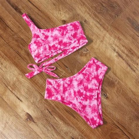 Maillot De Bain Sexy Imprim L Opard Bikini Semble Deux Pi Ces Soutigorge Push Up Culotte Taille
