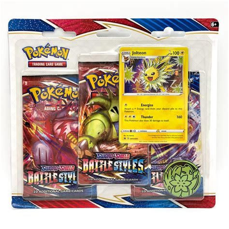 Pok Mon Battle Styles Pack Blister Jolteon Play Collect