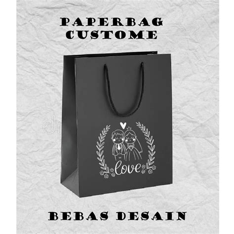 Jual Paper Bag Custom Paper Bag Kado Mini Sablon X X Cm Paper Bag