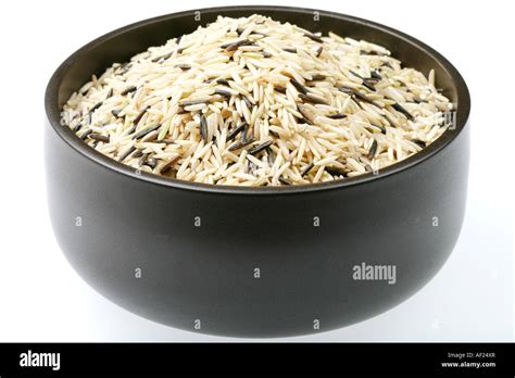 Brown Basmati And Wild Rice Stock Photo Alamy