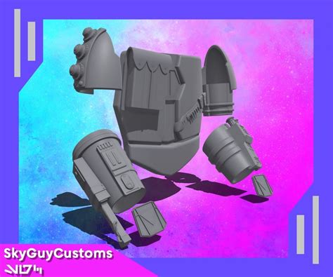 Modular Mandalorian Armor 3d Print Files 3d Model 3d Printable Cgtrader