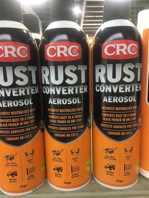 Cr Crc Rust Converter Aerosol 425g Wynn Fraser