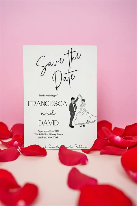 Professional save the date card – Artofit