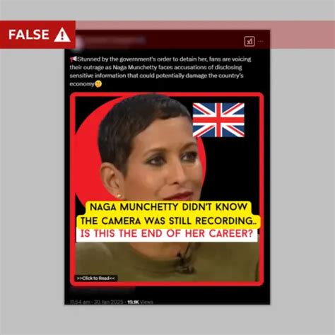 Naga Munchetty Scammers Spread Fake Nude Pictures Of Me On Social Media
