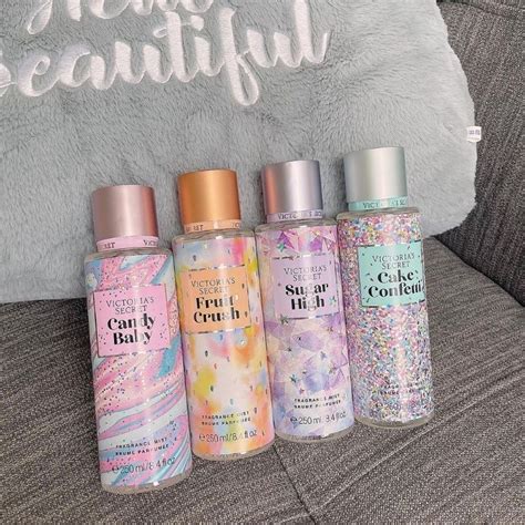 Mùi hot Xịt thơm toàn thân bodymist Victoria Secret 250ml mùi Hot candy baby sugar high cake