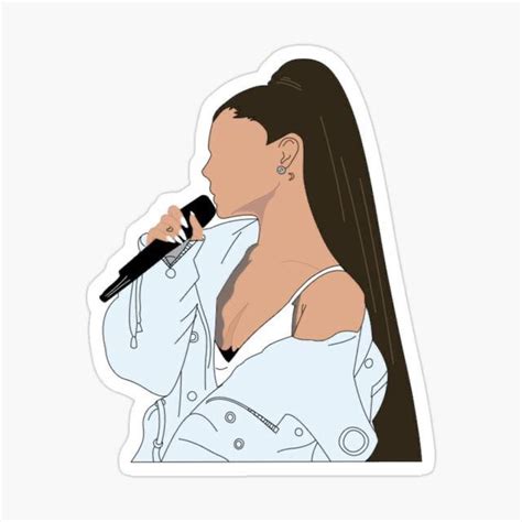 Ariana Grande Sticker Sticker Drucken Aufkleber Selber Machen