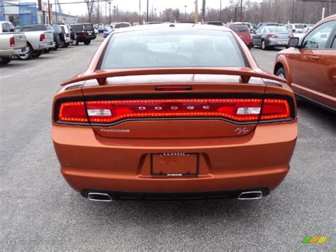 Toxic Orange Pearl 2011 Dodge Charger R T Road Track Exterior Photo