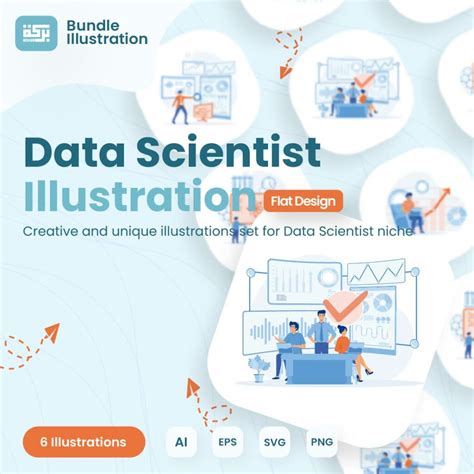 Data Scientist Illustration Design Masterbundles